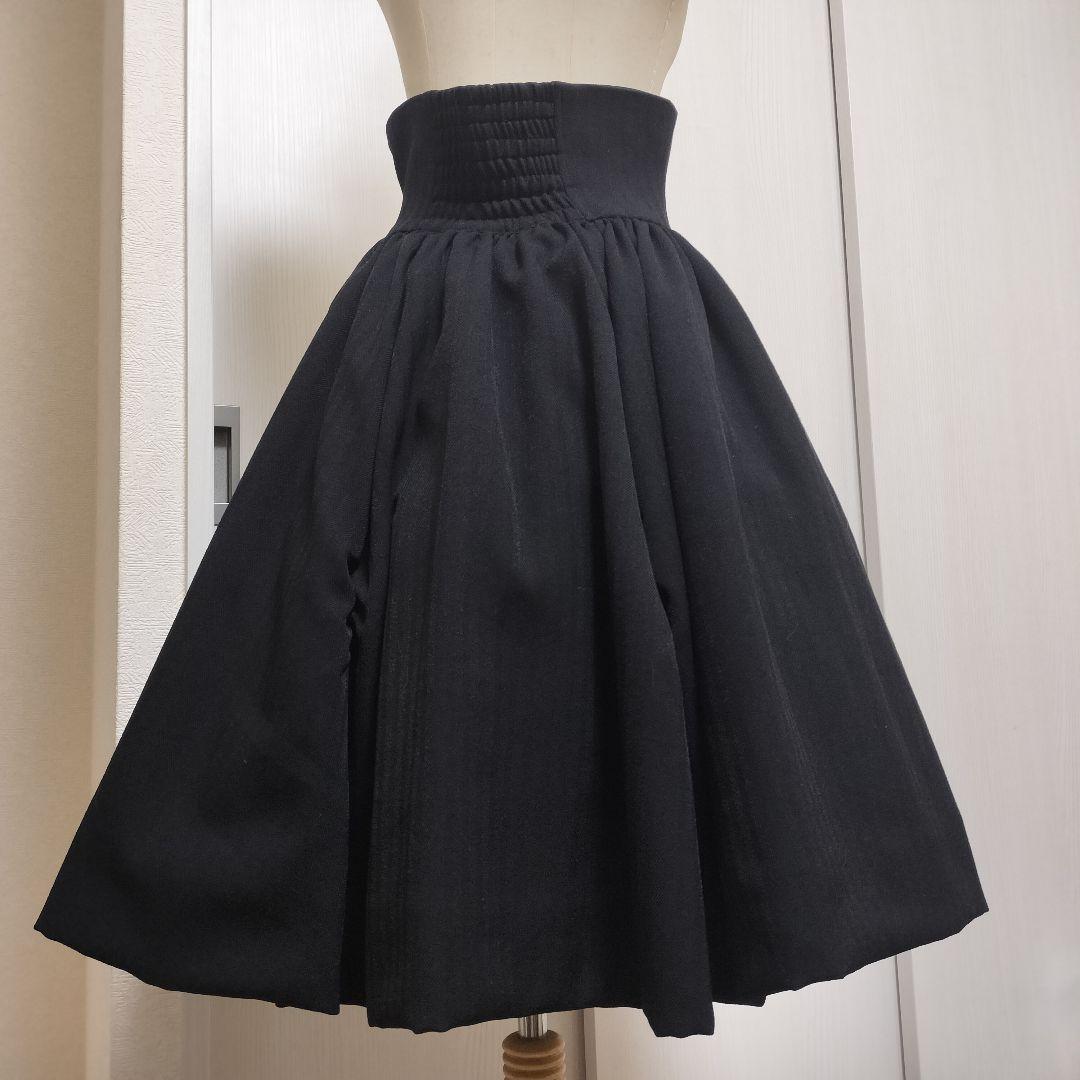 【美品・Mサイズ】NO.S PROJECT 二次元と運命が交差するスカート 黒