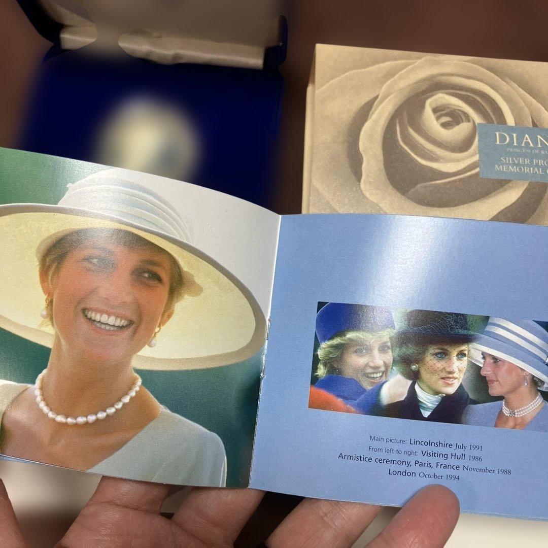 ★ダイアナ妃メモリアル Silverproof memorial coin