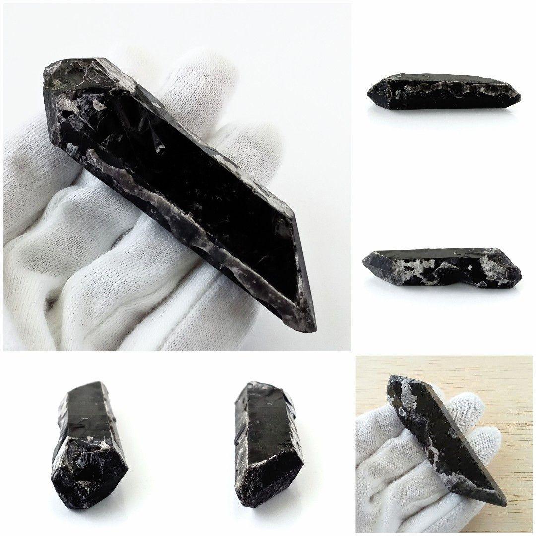 天然石｜原石 鉱物標本｜鑑別書付　中国山東省産天然色モリオン　マスタークリスタル