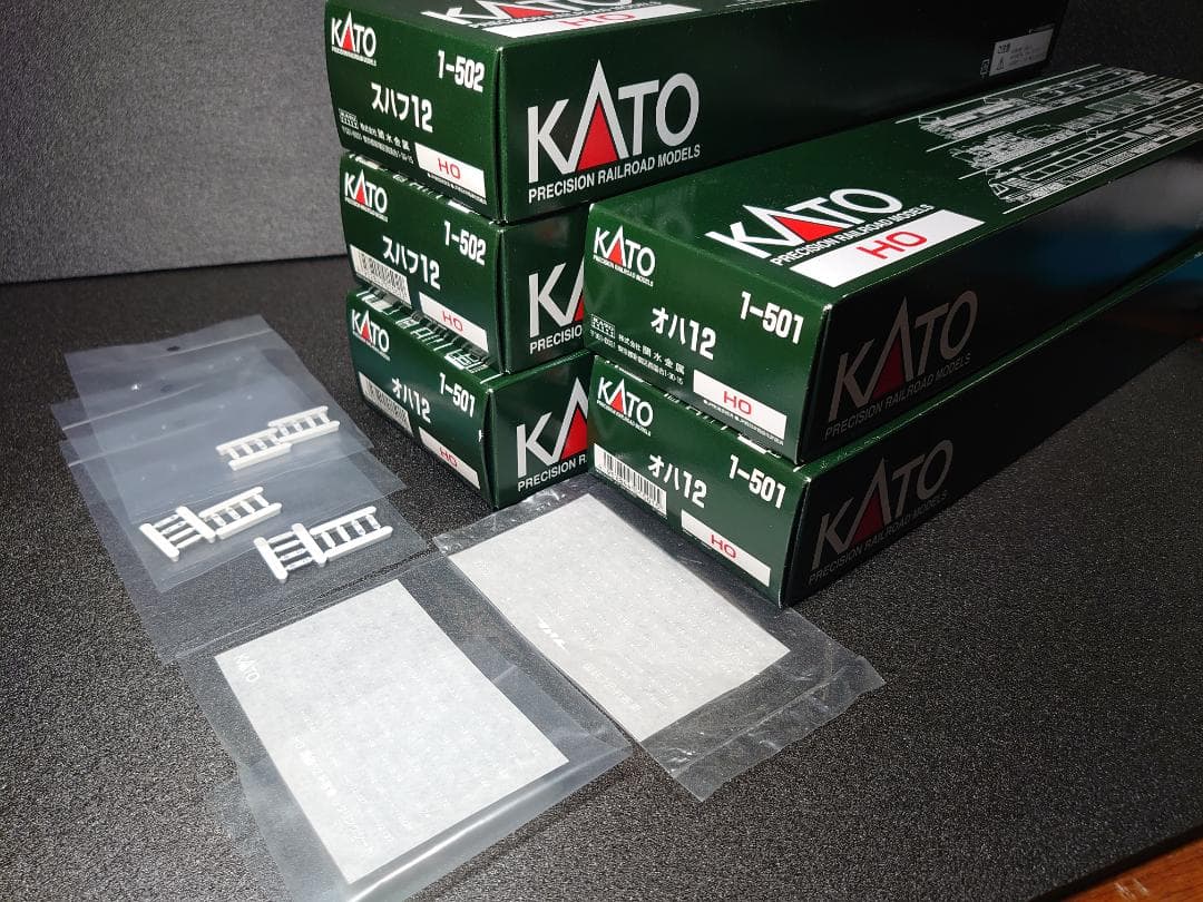 スハフ12×2両、オハ12×3両 KATO HOゲージ