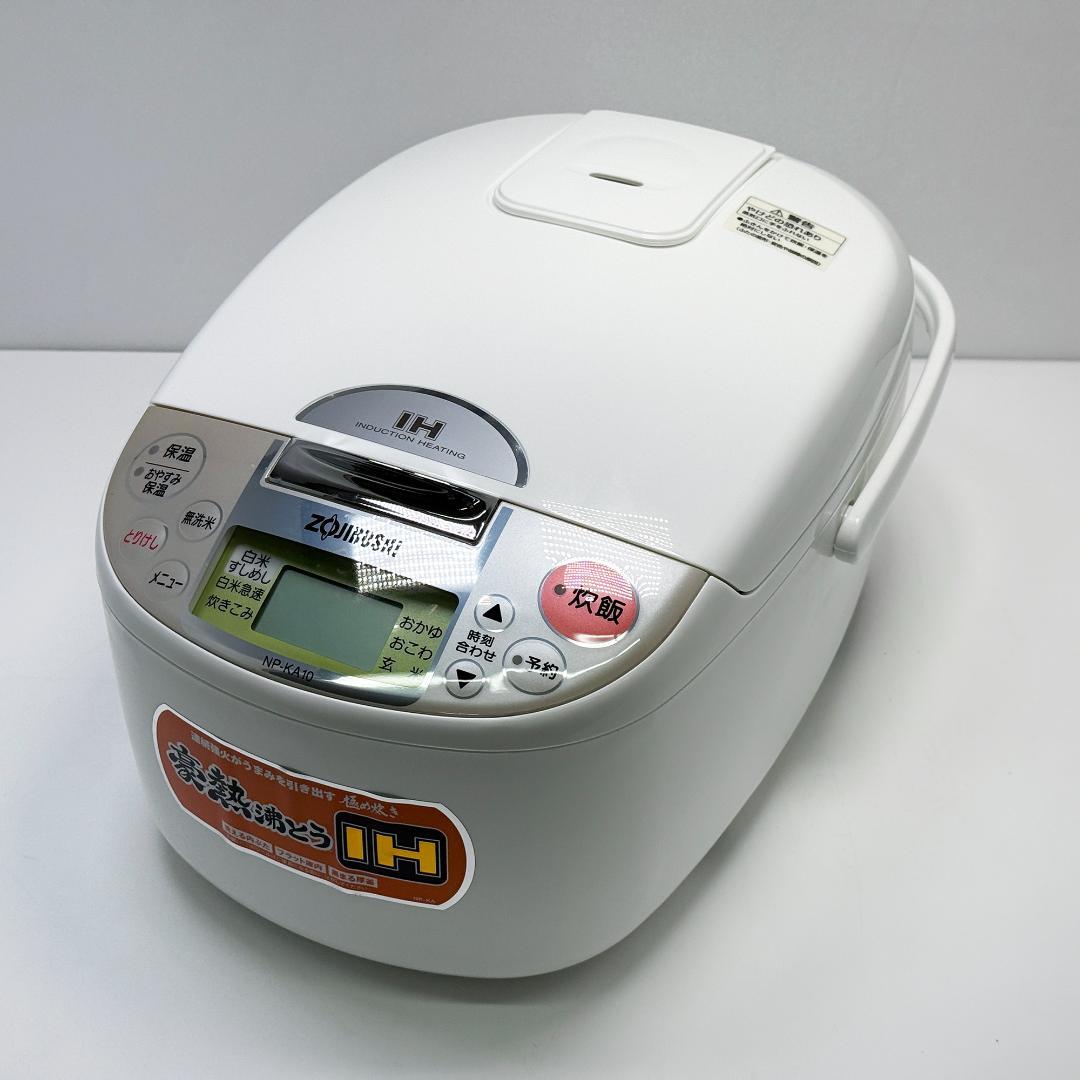 未使用 ZOJIRUSHI IH炊飯ジャー 極め炊き NP-KA10-WB