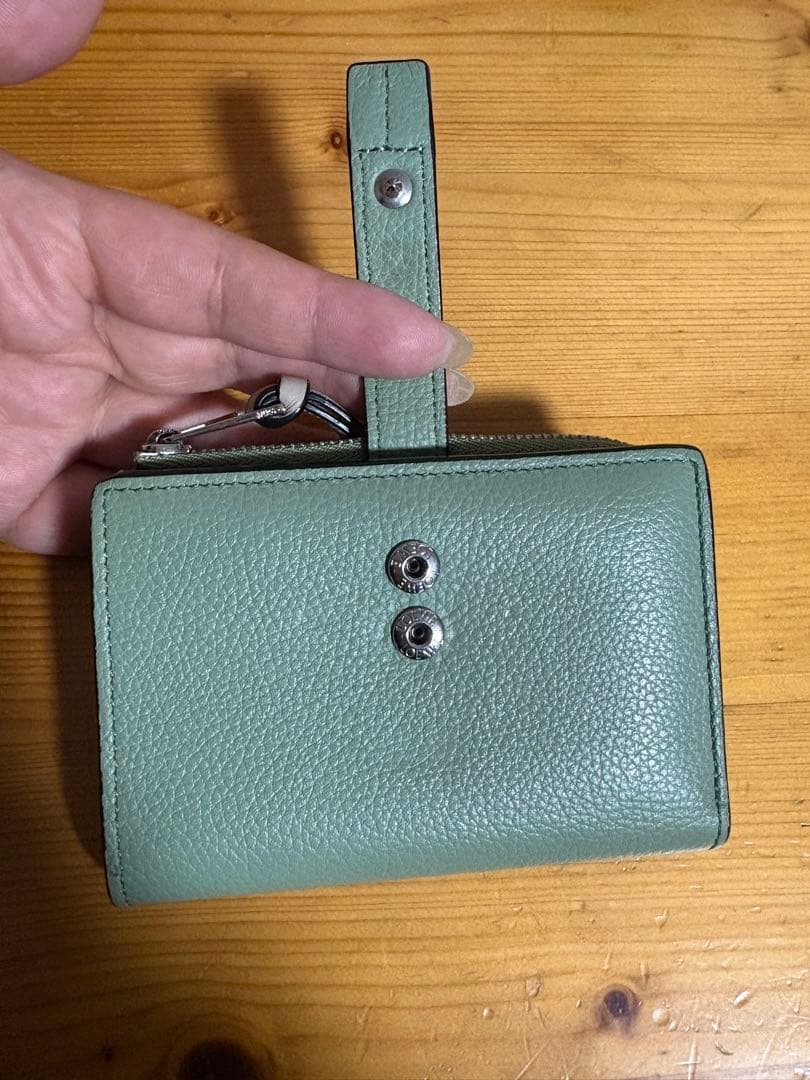 【美品】LOEWE 二つ折り財布 スリムジップバイフォールドウォレット