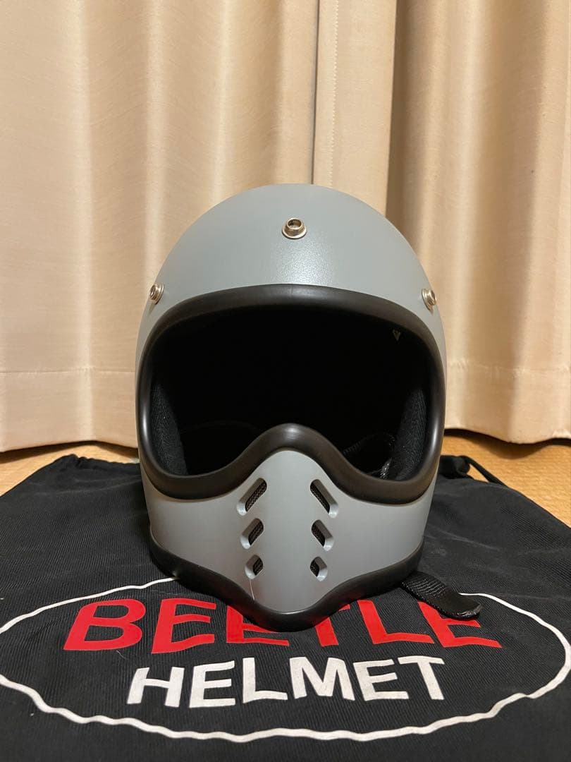 OCEAN BEETLE MTX ヘルメット XL グレー　コレクション観賞用