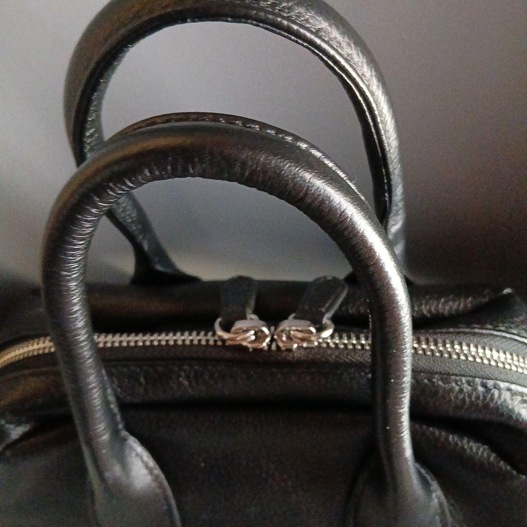 新品未使用・BEARDSLEY ラウンドミニボストンバック　ブラック