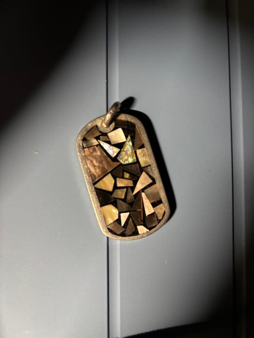 ネックレス・ペンダント Stanley Guess Dog Tag Multi Shell Large