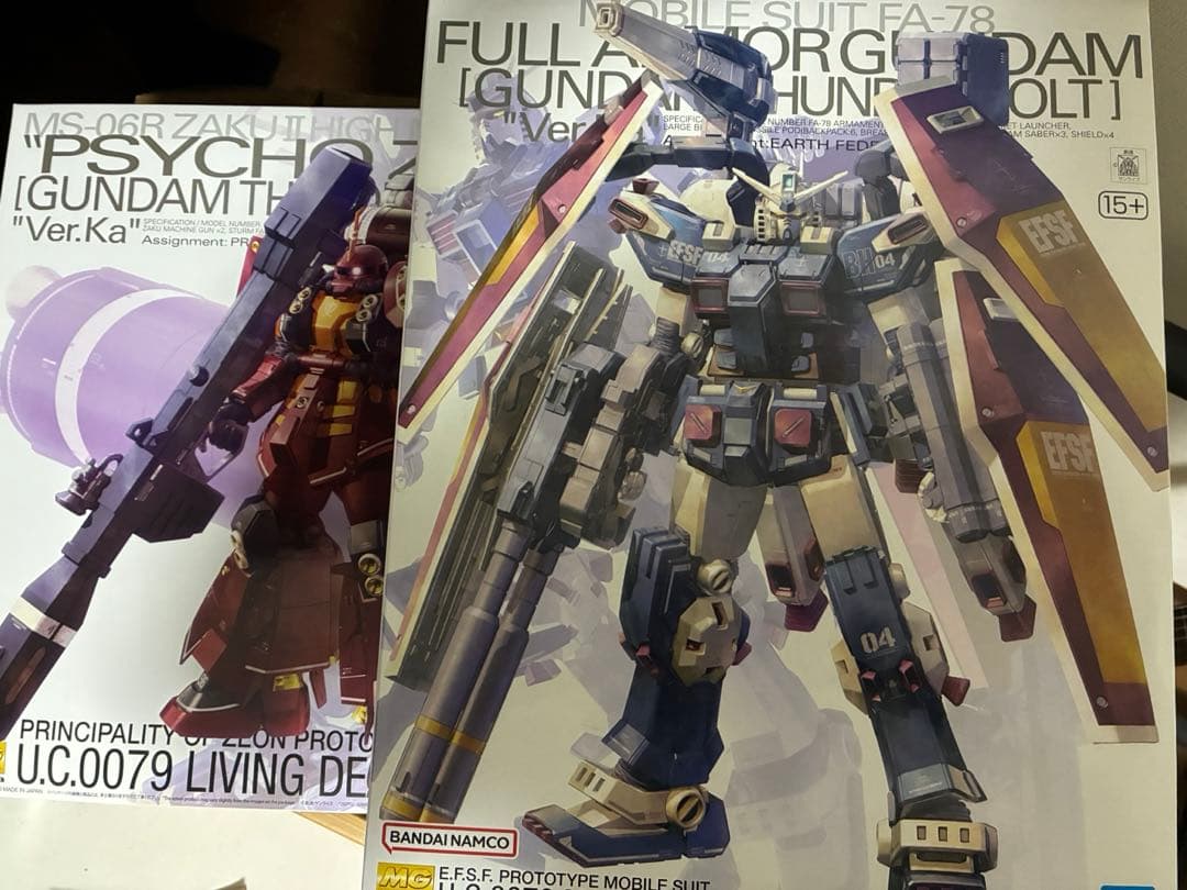 MG 1/100 高機動型ザクサイコ・ザク&フルアーマー・ガンダム Ver.Ka