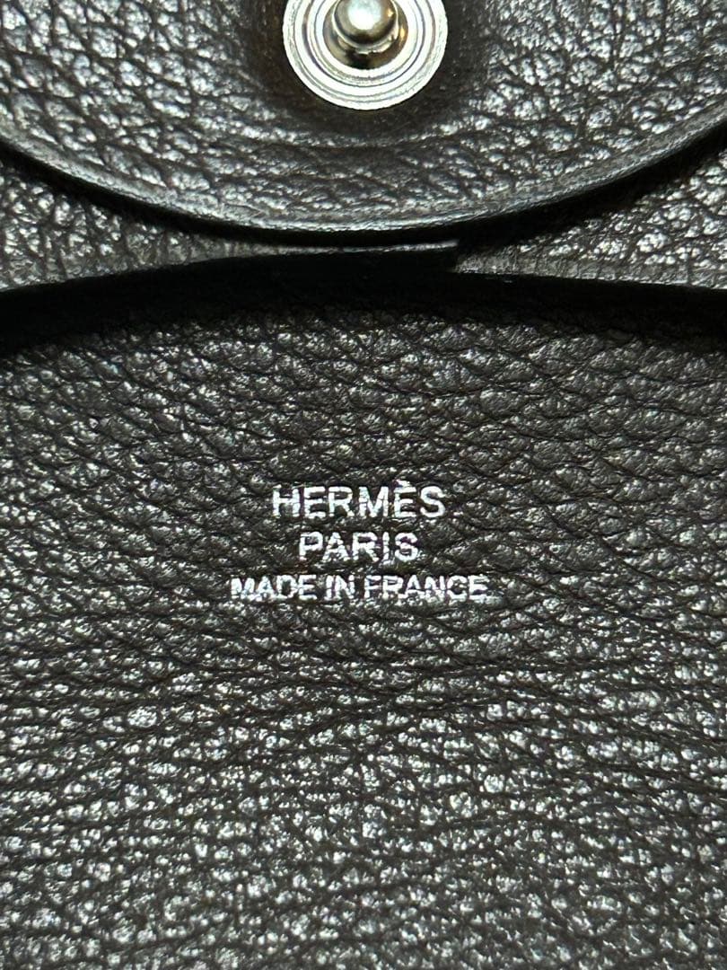 エルメス　ケース　バスティア　ブラウン