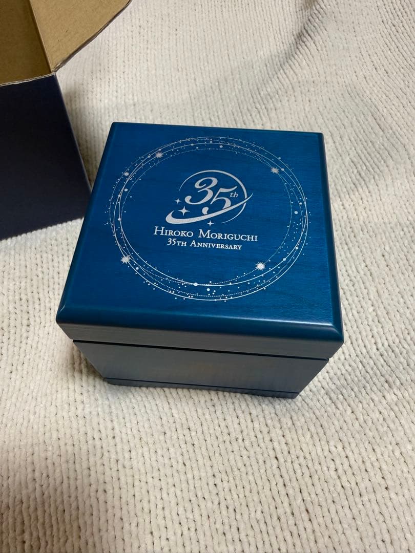 森口博子 35周年記念 蒼い生命 直筆サイン入りオルゴール