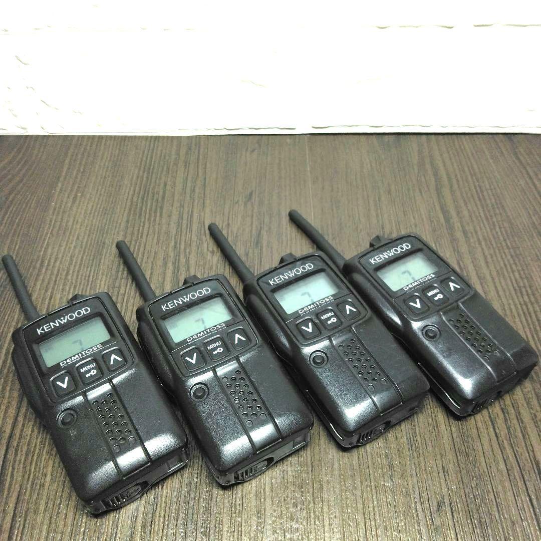 4台セット★KENWOOD UBZ-EA20R 特小トランシーバー インカム付