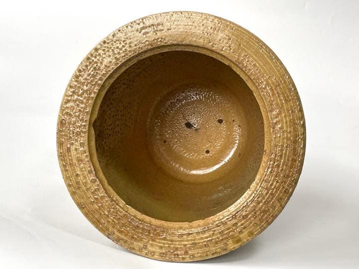 骨董　古美術　権兵衛焼　水指　御立山権兵衛作　出雲　楽山　島根　塗蓋