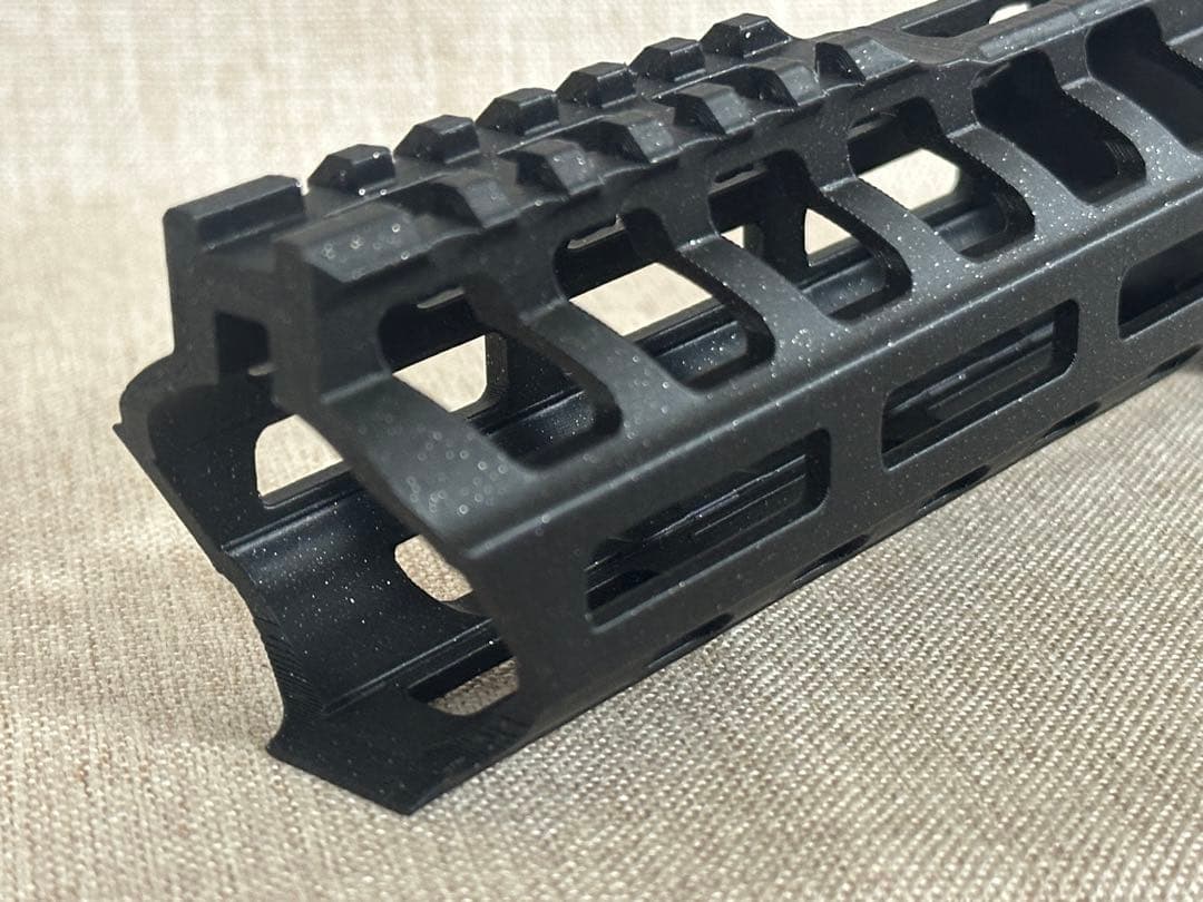 3Dプリンター製 ハンドガード・ストック ラメ入りブラック