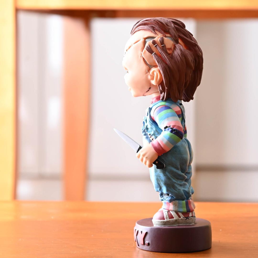 希少 チャイルドプレイ チャッキー ボブルヘッドバンク 首振りフィギュア