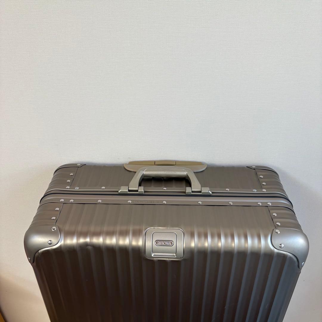 美品　RIMOWA TOPAS TITANIUM 98L キャリーケース　付属有