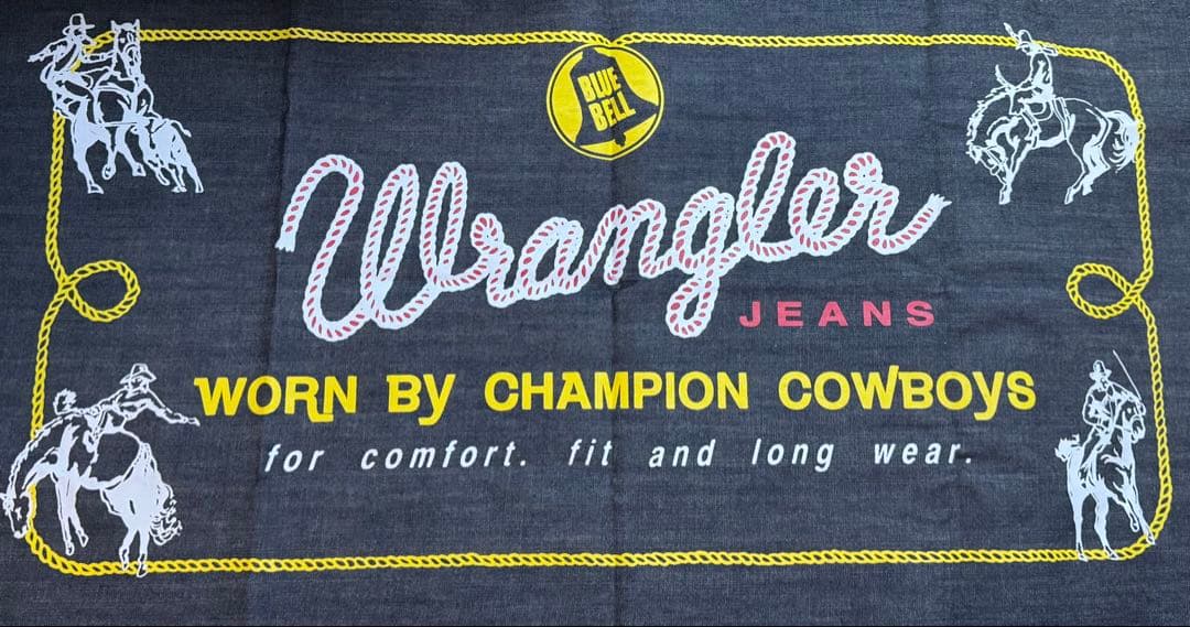 非売品　看板　バーナー　Wrangler ラングラー　Jeans 大判