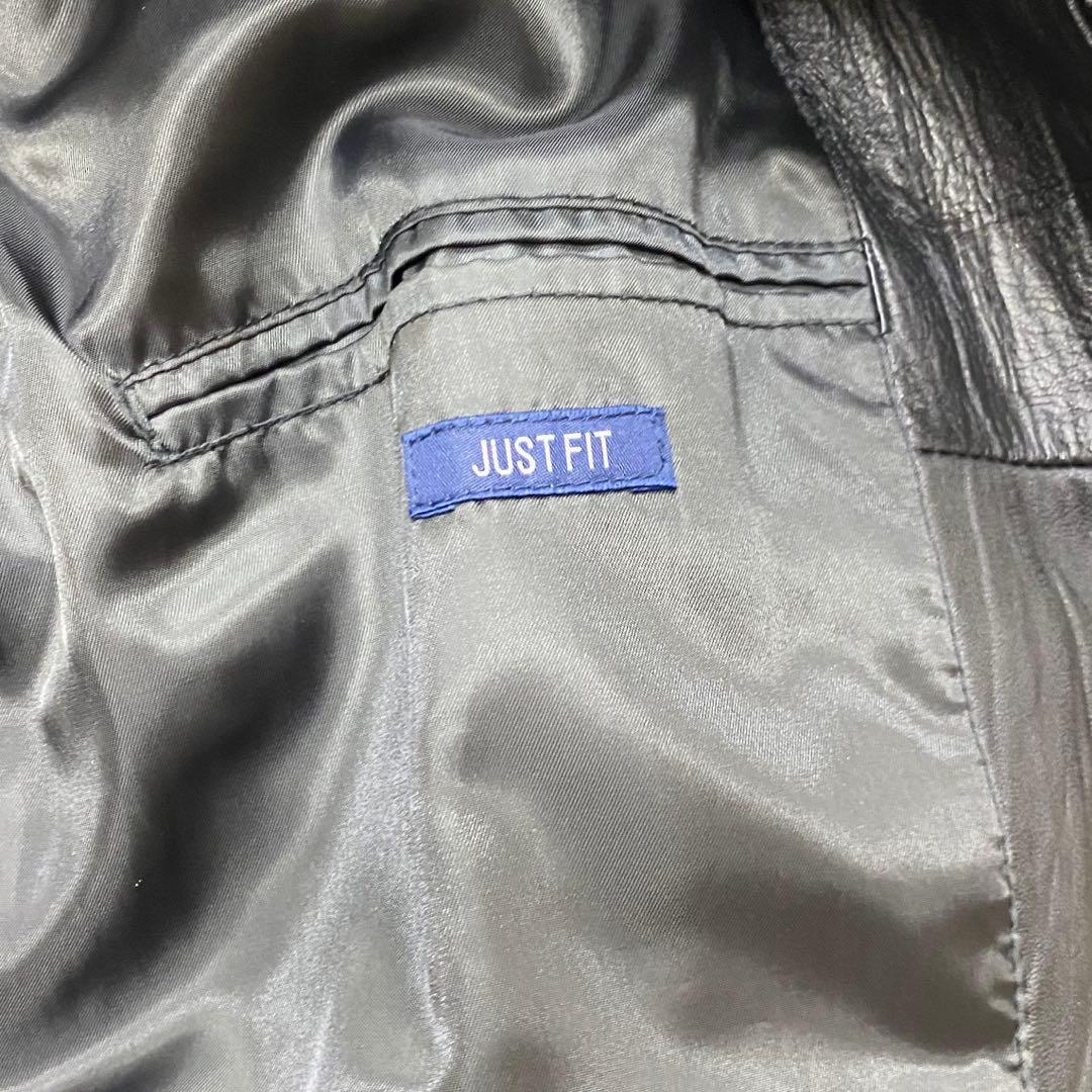 希少 OLD UNIQLO 廃盤旧モデル レザー ライダースジャケット　L　羊革