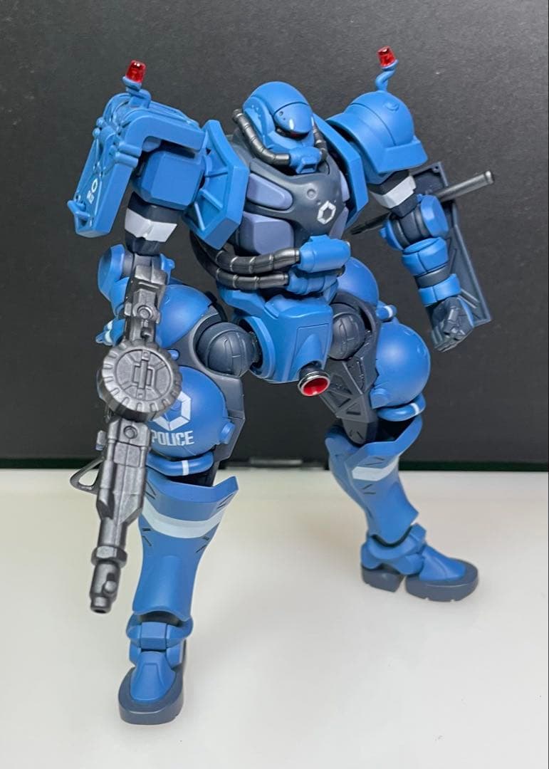 ★塗装改修完成品HG 軍警ザク/ジークアクス/GQuuuuuuX★