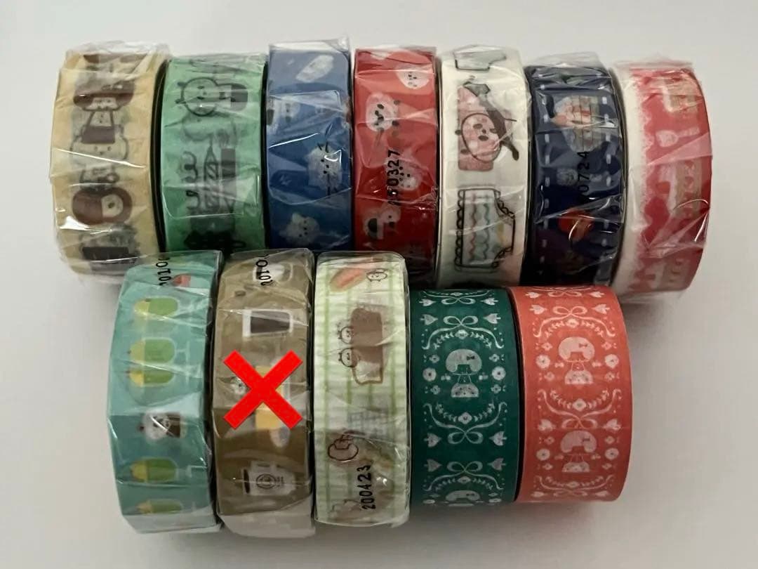 mizutama マスキングテープ　11個