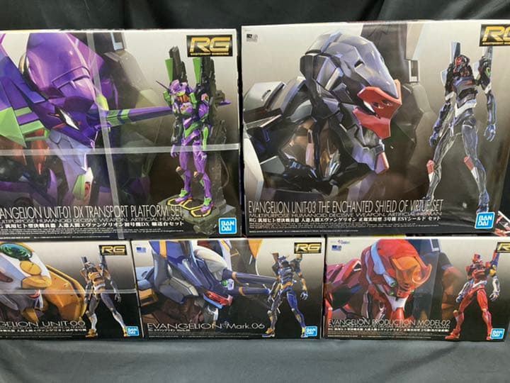 RGエヴァンゲリオン(5体セット)