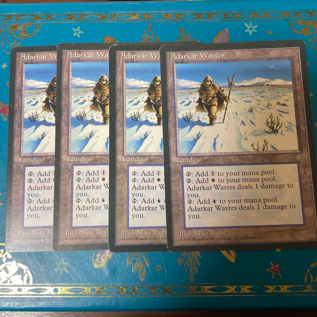MTG アダーカー荒原 アイスエイジ 英語 4枚