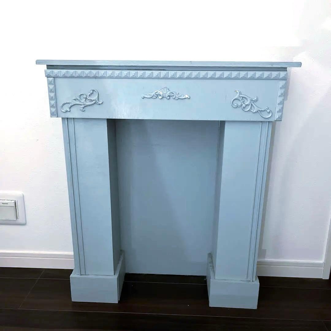マントルピース　暖炉　シャビーシック