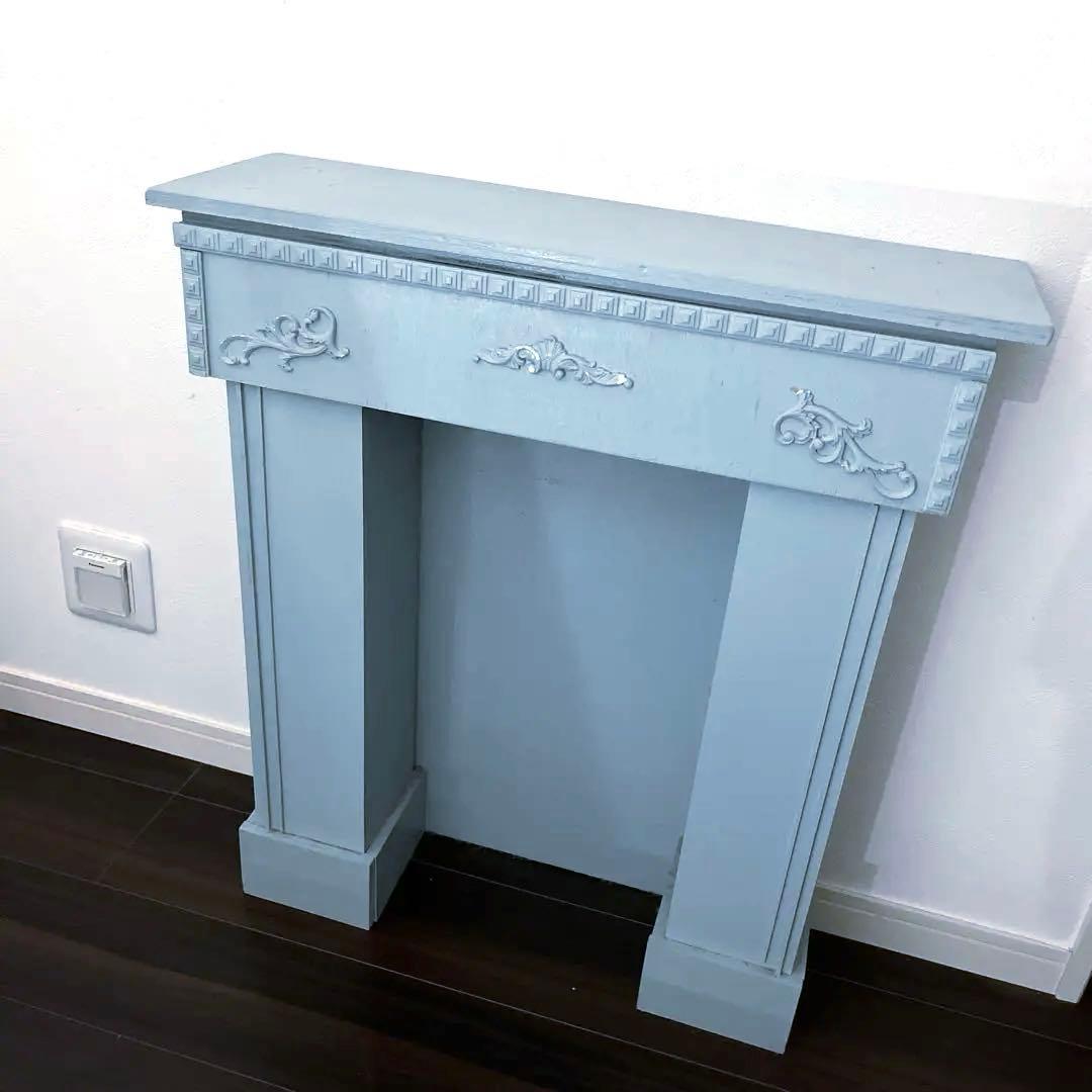 マントルピース　暖炉　シャビーシック