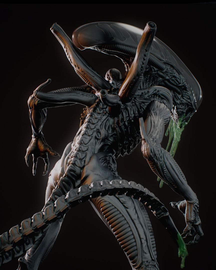 1/6 未塗装未組立 フィギュア ガレージキット ゼノモーフ エイリアン