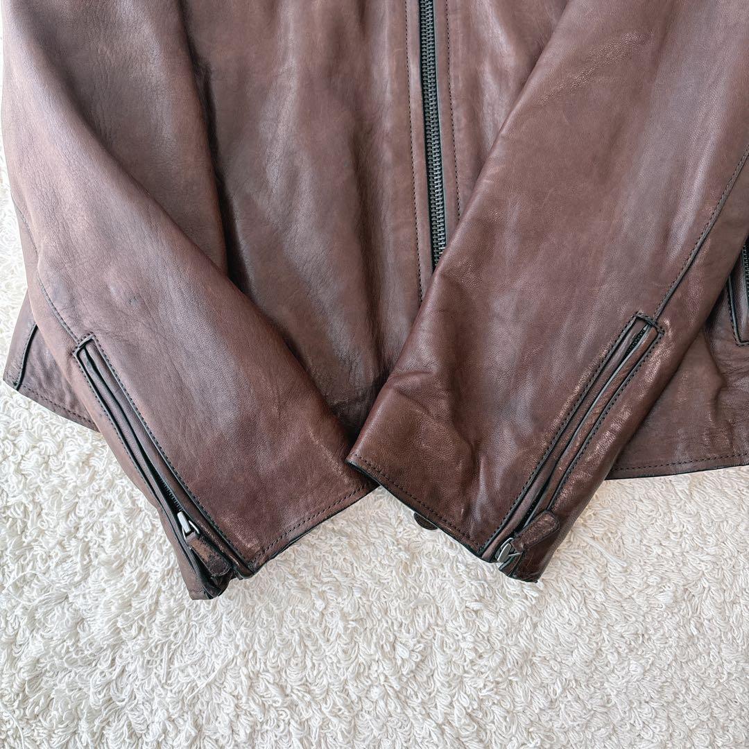 Myday公式アカウント01 COACH シングルライダースジャケット　M