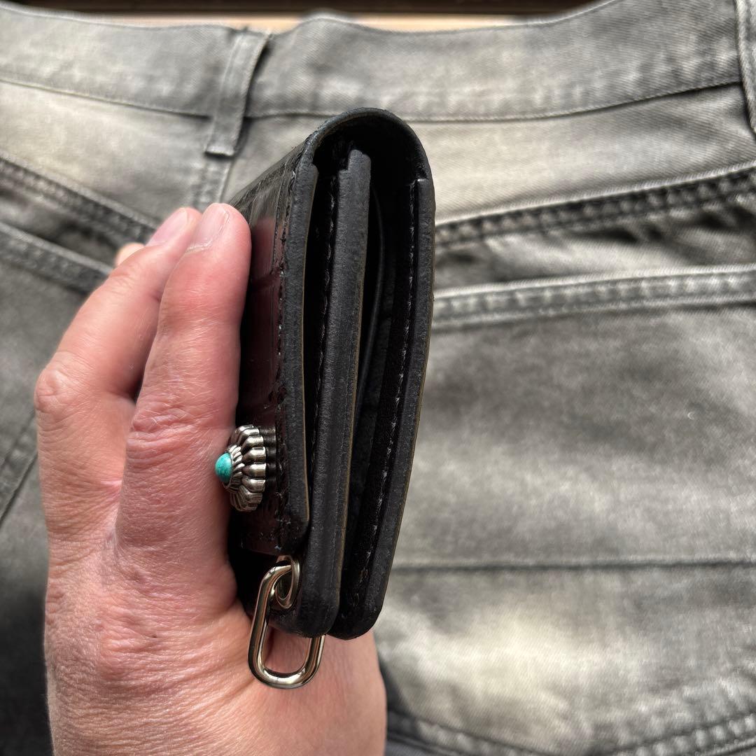 トラッカーウォレット　ショート　コンチョ　パンダ　フォロー割適用