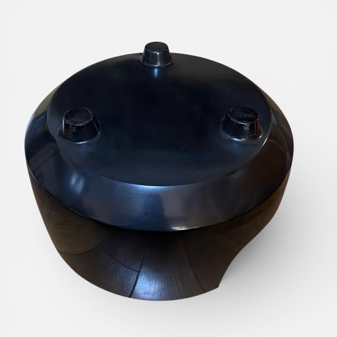 ◆風炉師 金谷浄雲 唐銅面取風炉 共箱 美品 付属品有 茶道具