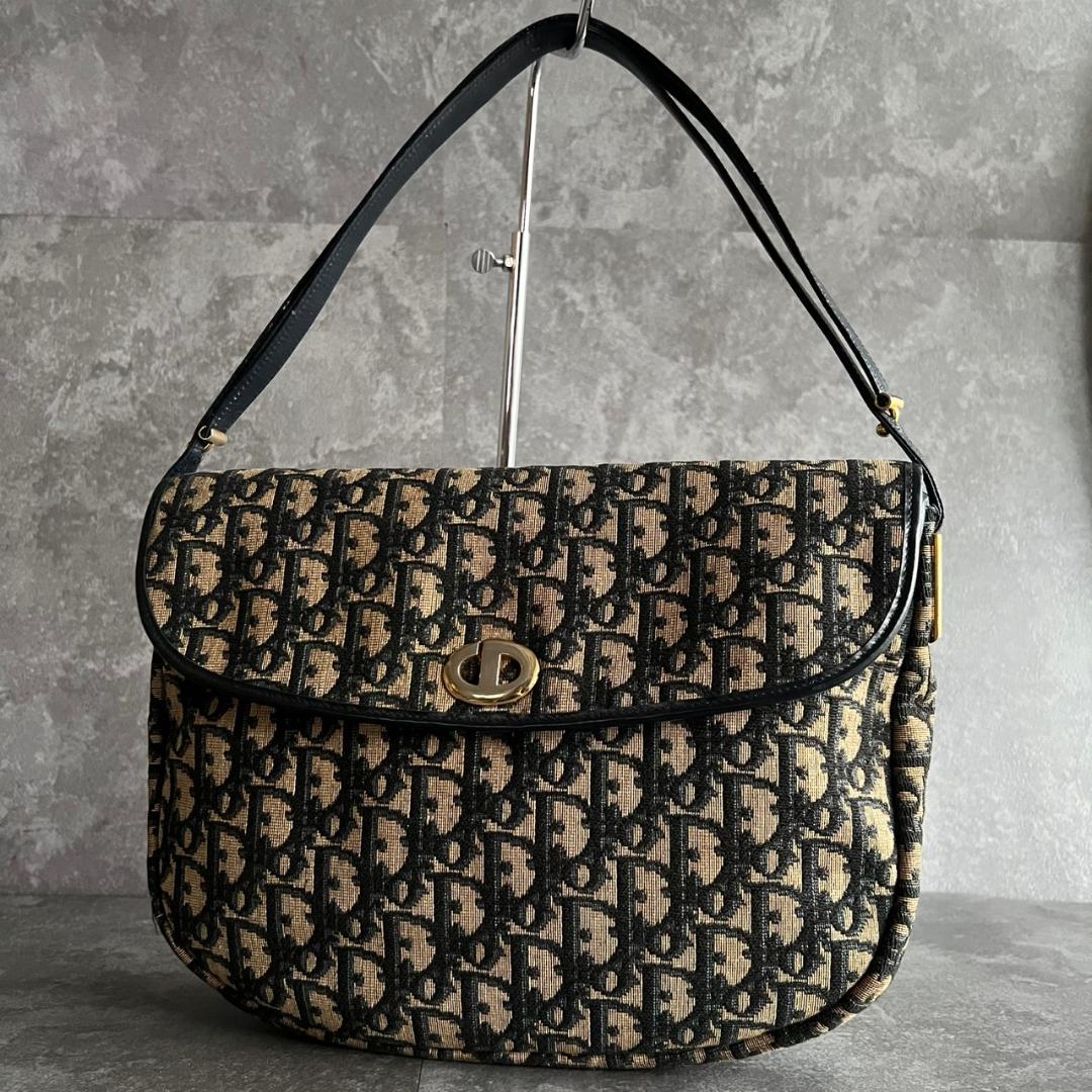 ⭐️Christian Dior⭐️ディオール トロッター バッグ ネイビー