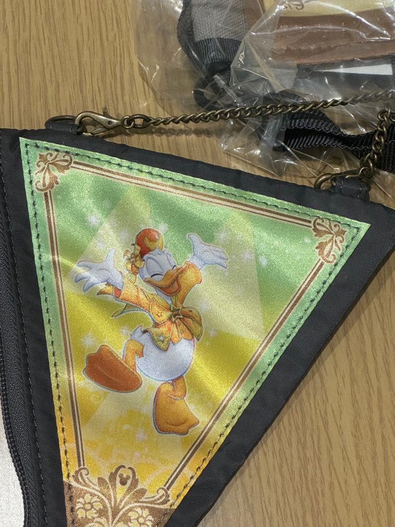 ディズニー　ドナルド　40周年　ガーランド　ショルダー　バッグ　タペストリー