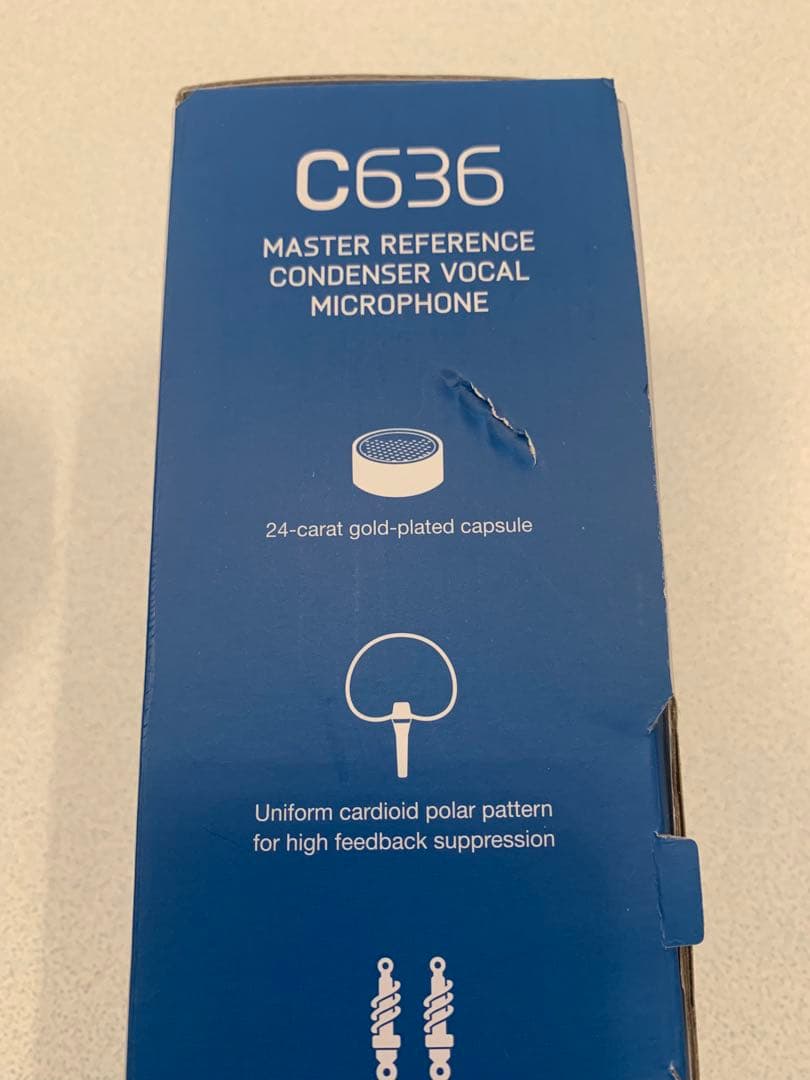 AKG コンデンサーマイク　C636 ブラック