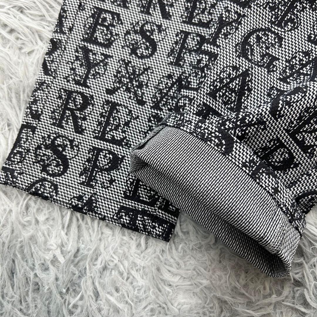 新品　パーリーゲイツ　パンツ　ストレッチ　装飾ロゴ　グレー　サイズ0