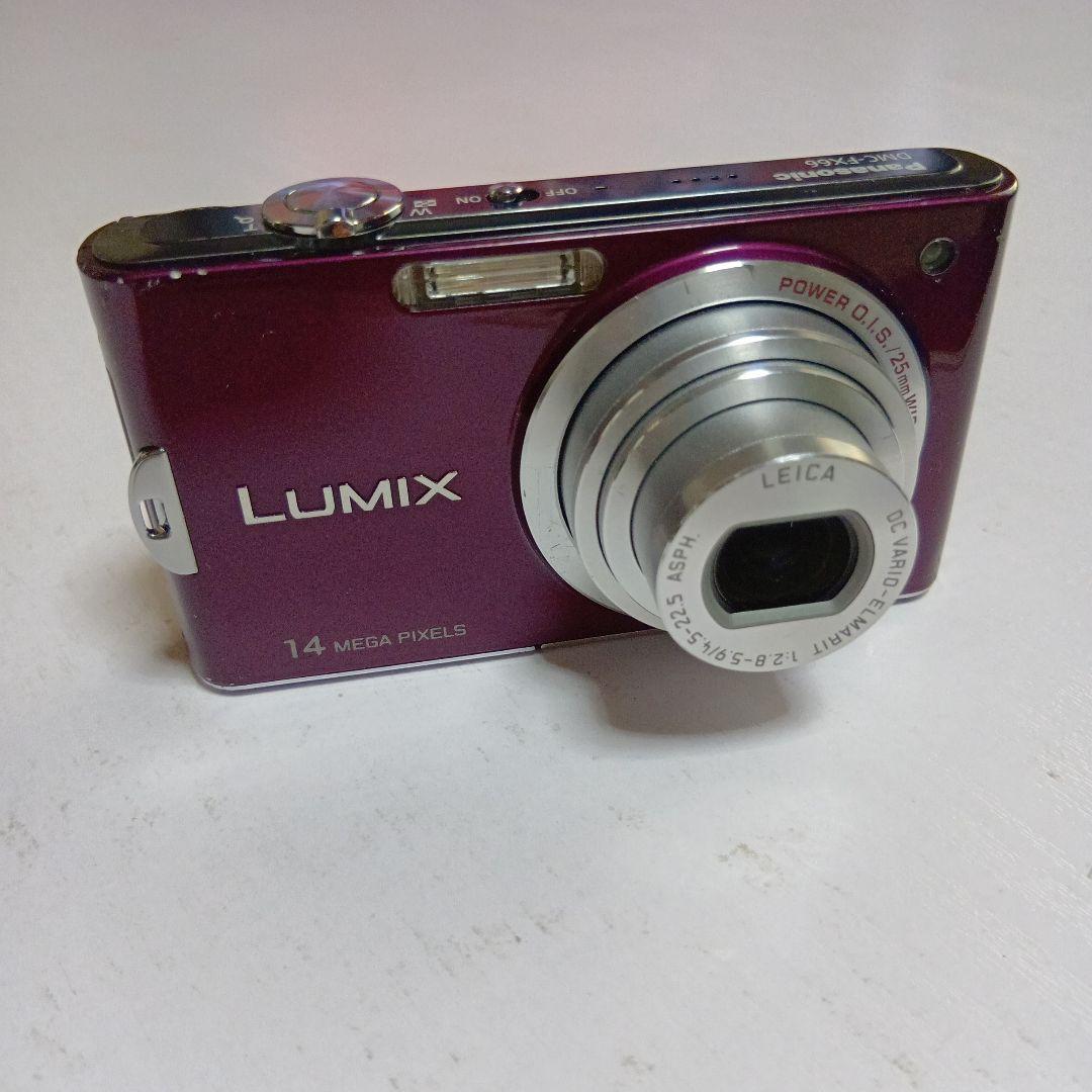 Panasonic LUMIX DMC-FX66 デジタルカメラ　バイオレット