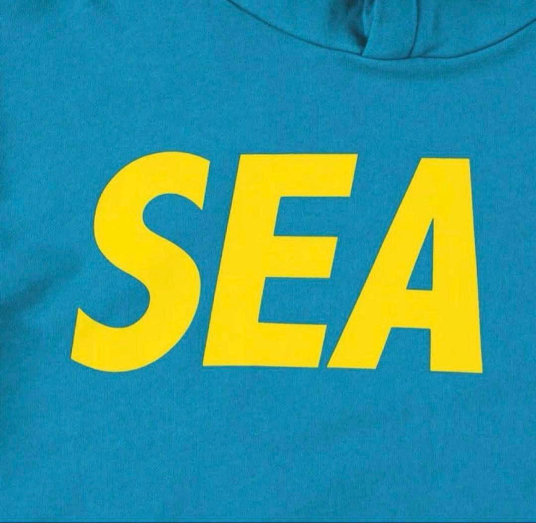 キャノンWIND AND SEA フード付きパーカー ターコイズ