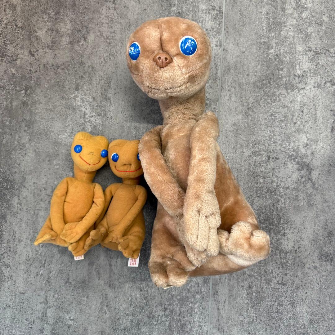KAMAR社 80's ET ぬいぐるみ ヴィンテージ 3体セット