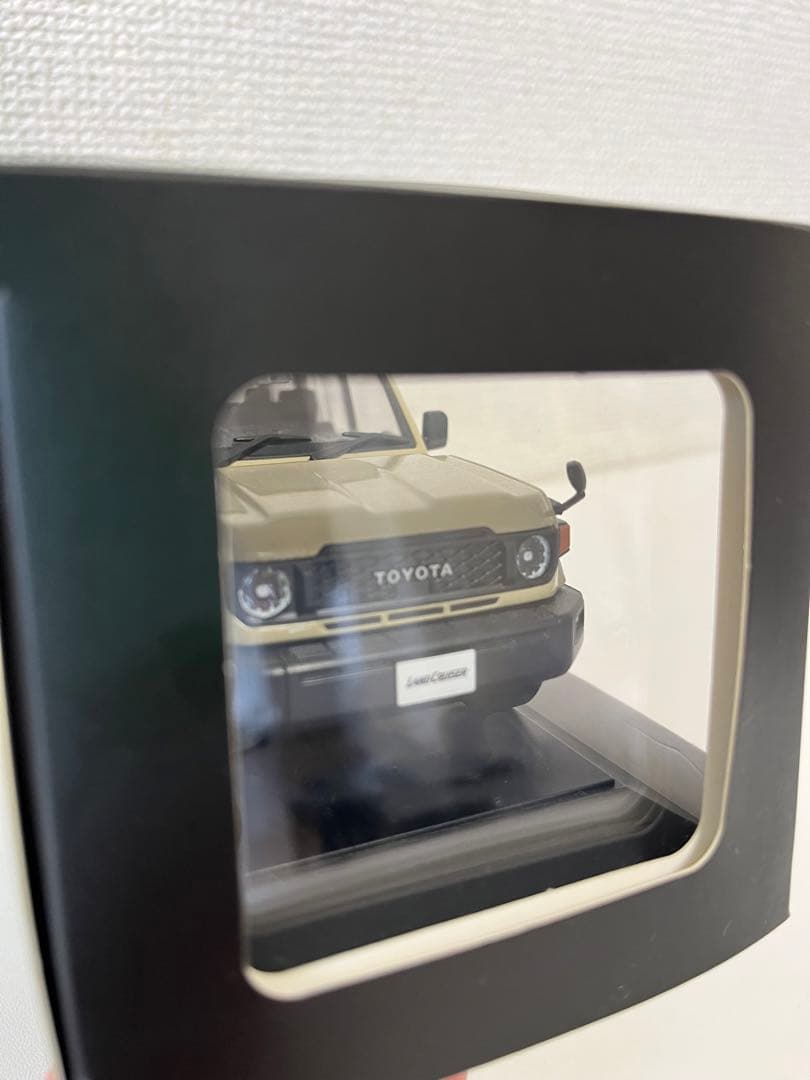 ランドクルーザー70 ベージュ ミニカー トヨタ
