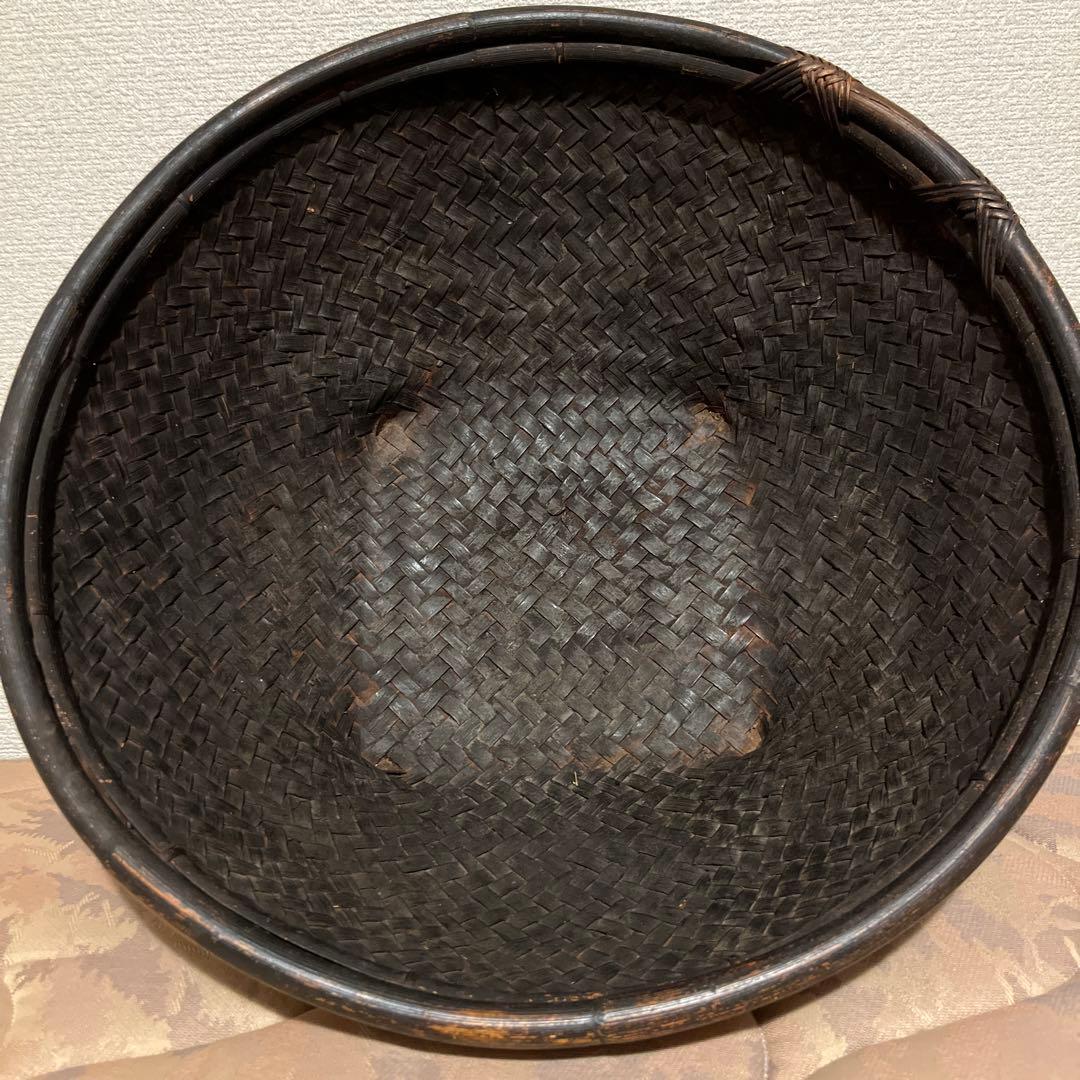 アジアン雑貨　アンティークかご