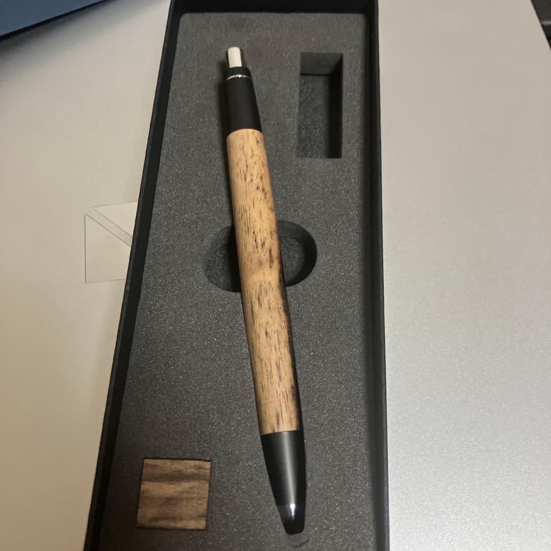 ♦️ロボホンさん専用野原工芸 新型シャープペンシル 黒柿 シルバー