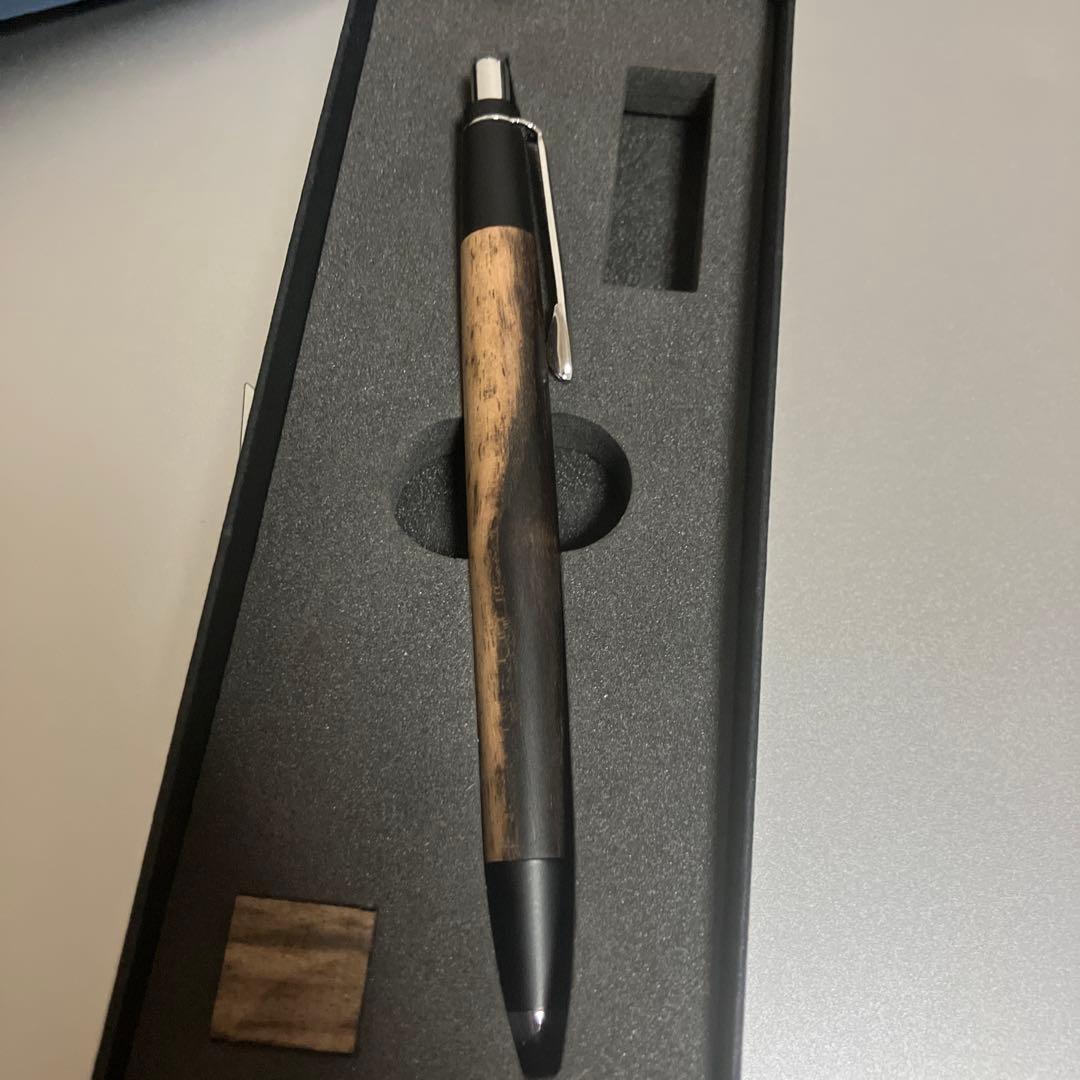 ♦️ロボホンさん専用野原工芸 新型シャープペンシル 黒柿 シルバー