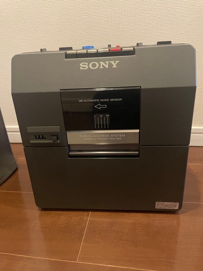 SONY TCD-100 カセットプレーヤー 専用ケース付き