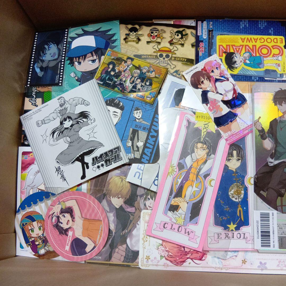 紙雑貨 2000枚以上　アニメグッズ　ノンジャンル　まとめ売り　コースター　色紙