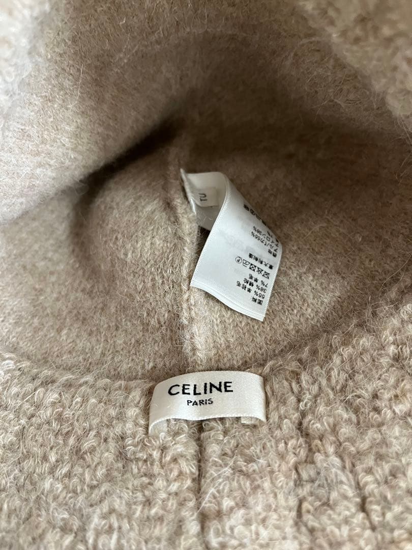 CELINE クロシェハット　アルパカウール