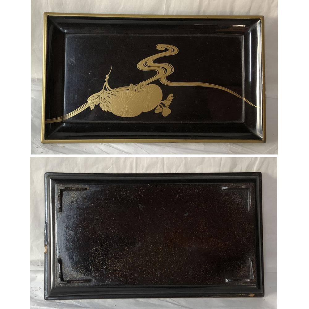 F1143 時代 蒔絵 茶箱 仁清 茶碗 抹茶碗 道八 巾筒 野点 棗 茶道具