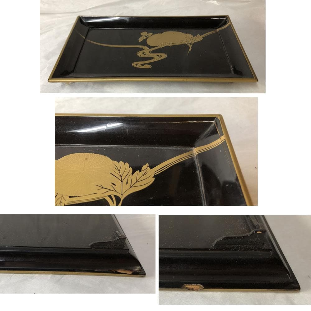 F1143 時代 蒔絵 茶箱 仁清 茶碗 抹茶碗 道八 巾筒 野点 棗 茶道具