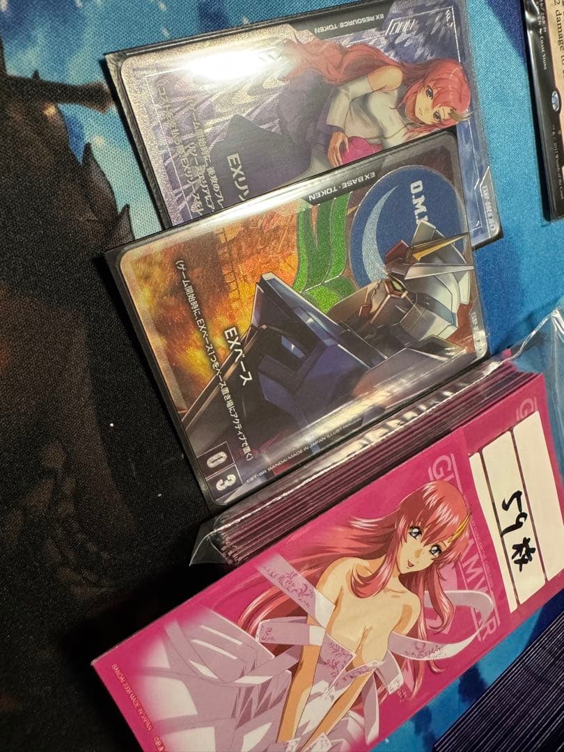 【詳細確認】ガンダムカードゲーム　EXベース　EXリソース　ラクス　スリーブ