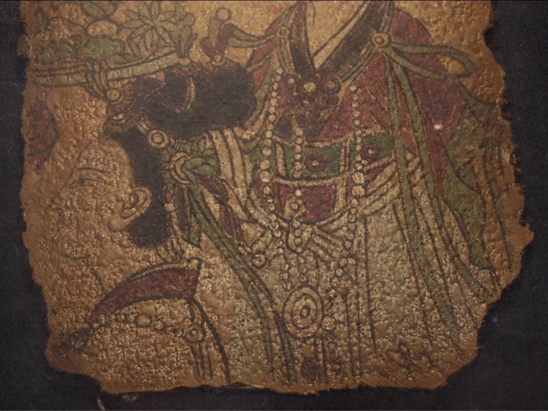 中国の壁画　戦時のもの　人物図　貴重品　^ ^^ ^わ