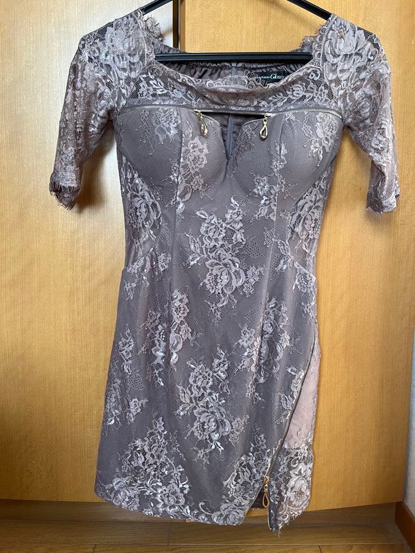 【あ‼️】ROBE de FLEURS Sサイズ キャバドレス モカ