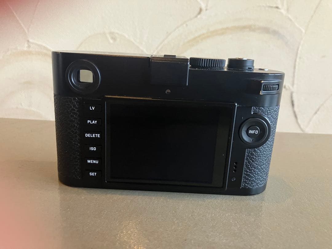 ライカ M-P240ブラックペイント 予備バッテリー　レザーケース