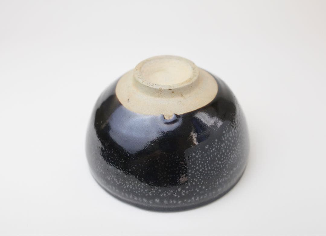 清水卯一 人間国宝 油滴天目茶碗 茶道具